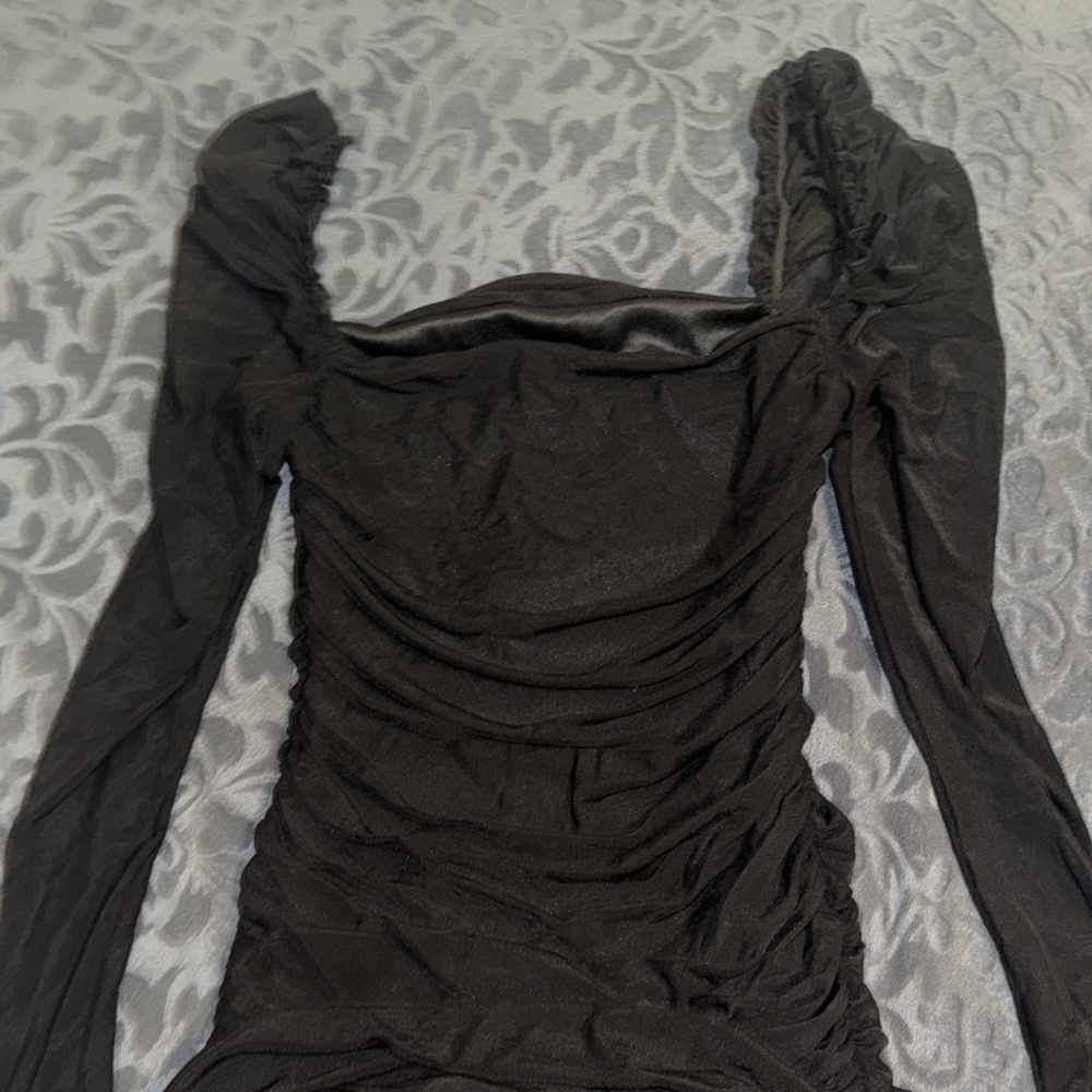 Mini black dress